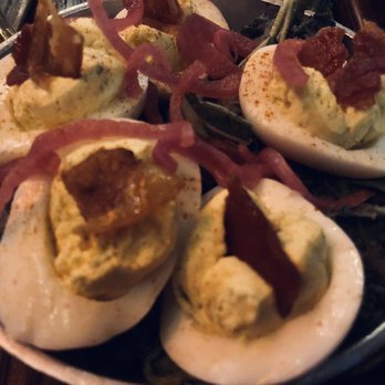 Eureka! - Deviled Eggs from the happy hour menu - American Near Me - Roseville, California Eureka! - Deviled Eggs from the happy hour menu - American Near Me - Roseville, California