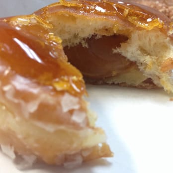 The Donuttery - Creme brûlée donut with dulce de leche filling. Delicious! - Donuts Near Me - Huntington Beach, California