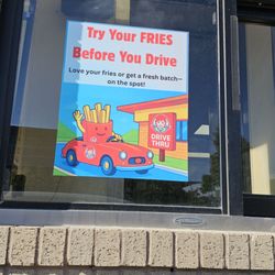 Try the fries...