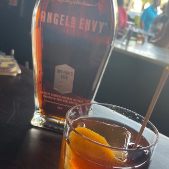 Flute and Dram - Fools gold old fashioned. Angels envy. Delicious - Champagne Bars Near Me - Saint Petersburg, Florida Flute and Dram - Fools gold old fashioned. Angels envy. Delicious - Champagne Bars Near Me - Saint Petersburg, Florida