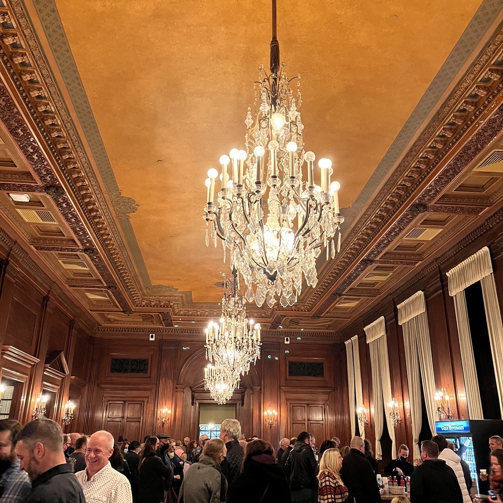 Symphony Hall, Springfield - a chandelier in the middle of the room - Music Venues Near Me - Springfield, Massachusetts