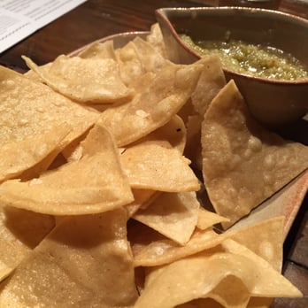 Topolabamba - Homemade corn chips with tomatillo salsa! - Mexican Near Me - Glasgow, GLG