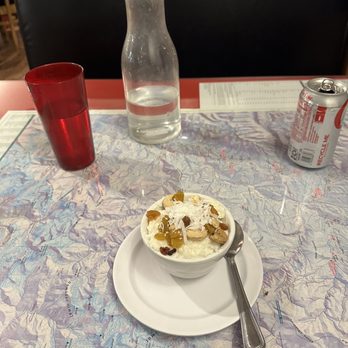 Sherpa Cafe - Kheer. They did a great job! Delicious! Love the nuts, raisins and coconut! - Himalayan/Nepalese Near Me - Gunnison, Colorado Sherpa Cafe - Kheer. They did a great job! Delicious! Love the nuts, raisins and coconut! - Himalayan/Nepalese Near Me - Gunnison, Colorado
