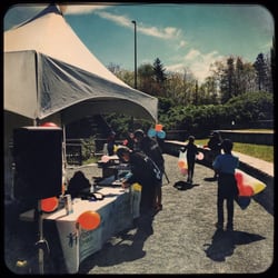 Shubie Park - Setting up
