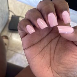 Posh Nails - this is my nails after i'm done like look at my fucking cuticle