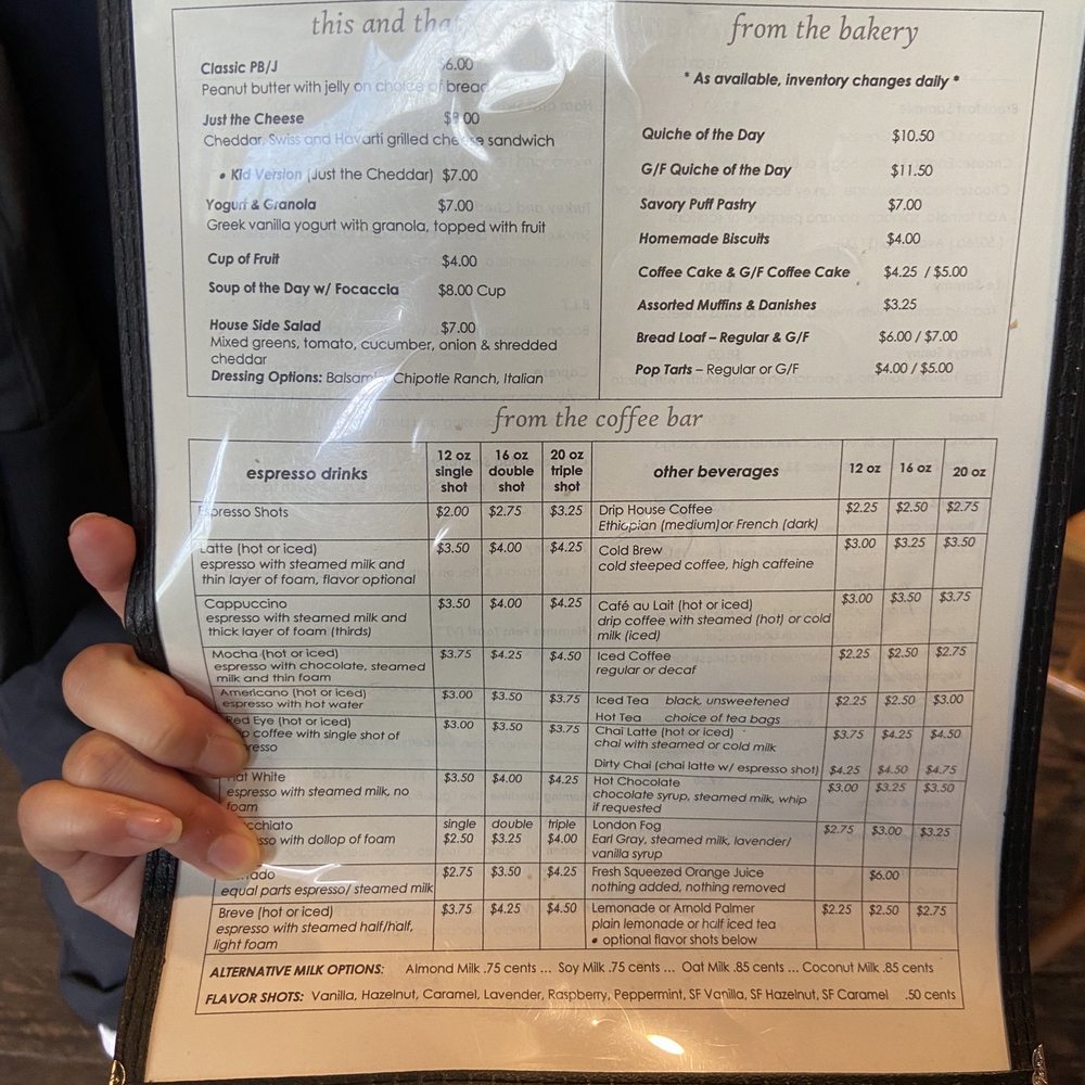 Old Mill Cafe - Menu - Coffee & Tea Near Me - Ellicott City, Maryland