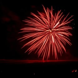 Bob Straub State Park - Fireworks show on the day before 4th of July