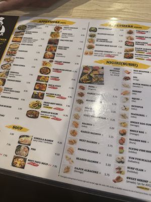 Menu photo 2 Gorilla Sushi Las Vegas, NV