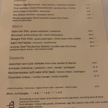 Chameleon - Menu - French Near Me - Paris, 75 Chameleon - Menu - French Near Me - Paris, 75