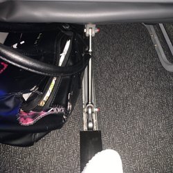 Breeze Airways - Under seat storage