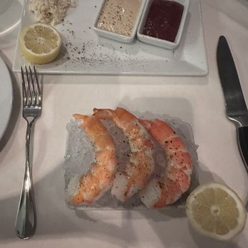 Steak 48 - Colossal Shrimp Cocktail** $11 per shrimp Was a tad costly but delicious, fresh shrimp. - Steakhouses Near Me - Houston, Texas Steak 48 - Colossal Shrimp Cocktail** $11 per shrimp Was a tad costly but delicious, fresh shrimp. - Steakhouses Near Me - Houston, Texas