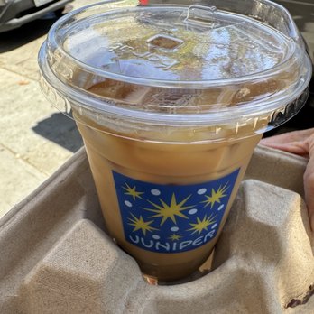Juniper - Orange pandan vanilla latte - Coffee & Tea Near Me - San Francisco, California