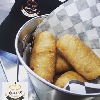 Latin +58 - Tequeños (Fried dough with cheese inside) - Venezuelan Near Me - Conroe, Texas Latin +58 - Tequeños (Fried dough with cheese inside) - Venezuelan Near Me - Conroe, Texas