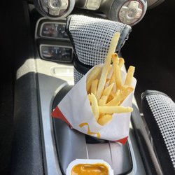 McDonald's - With the free McDonald's  app I received a free small fry and asked for hot mustard dipping sauce. I love their crispy fry's.