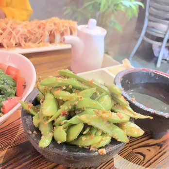 Sushi Dan - Spicy Garlic Edamame - Sushi Bars Near Me - Studio City, California Sushi Dan - Spicy Garlic Edamame - Sushi Bars Near Me - Studio City, California