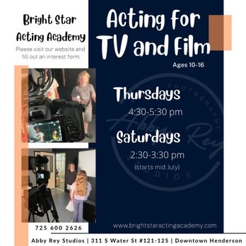Bright Star Acting Academy - Classes and times as of July 2023 - Performing Arts Near Me - Henderson, Nevada Bright Star Acting Academy - Classes and times as of July 2023 - Performing Arts Near Me - Henderson, Nevada