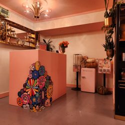 Dirty Bird Esthetics - The cutest front desk waiting area!