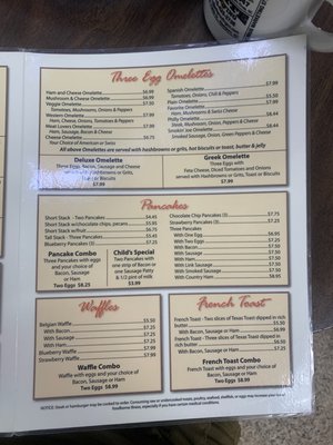 Menu photo 5 Pete's Family Restaurant Carthage, NC