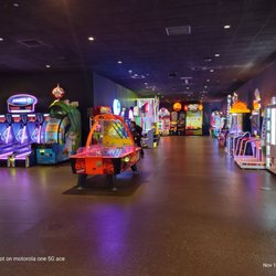 The District Cinema - Arcade, no one here on. Tuesday afternoon