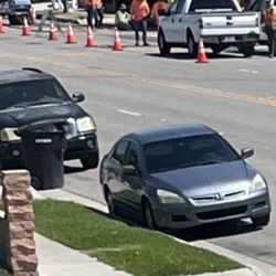 Bellflower Sheriff Substation - Same clown parked