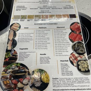 Bosa Kobe - Menu - Hot Pot Near Me - Scottsdale, Arizona