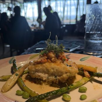Mama's Fish House - Mahi-Mahi Stuffed with Crab and Lobster in a Macadamia Nut Crust - Seafood Near Me - Paia, Hawaii Mama's Fish House - Mahi-Mahi Stuffed with Crab and Lobster in a Macadamia Nut Crust - Seafood Near Me - Paia, Hawaii