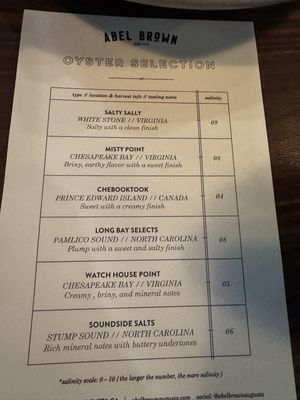 Menu photo 3 Abel Brown Southern Kitchen & Oyster Bar Augusta, GA