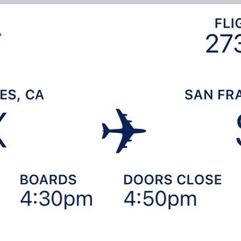 JetBlue - Boarding pass - Airlines Near Me - San Francisco, California
