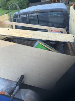 business clean up - This clean up was done at a business. Old furniture, yard debris and other garbage