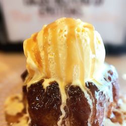 The Best Taquito - Butter Toffee Cake with Ice Cream