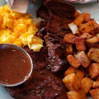Grace's - Fajitas steak and eggs - American Near Me - Houston, Texas Grace's - Fajitas steak and eggs - American Near Me - Houston, Texas