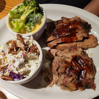 Bobby Q - Mesa - Pulled pork and beef brisket. Coleslaw and broccoli/cheese sides. - New American Near Me - Mesa, Arizona Bobby Q - Mesa - Pulled pork and beef brisket. Coleslaw and broccoli/cheese sides. - New American Near Me - Mesa, Arizona