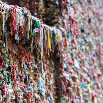 The Gum Wall - Local Flavor Near Me - Seattle, Washington The Gum Wall - Local Flavor Near Me - Seattle, Washington