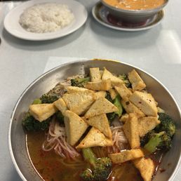 veggie saté noodle soup VK8. Hủ Tiếu Saté Chay
