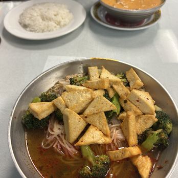 Vietnam Kitchen - veggie saté noodle soup VK8. Hủ Tiếu Saté Chay - Vietnamese Near Me - Louisville, Kentucky