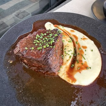elNico - Short rib entree accompanied with sauces and tacos and potato and yucca mash - Mexican Near Me - Brooklyn, New York elNico - Short rib entree accompanied with sauces and tacos and potato and yucca mash - Mexican Near Me - Brooklyn, New York