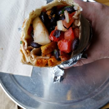 Laughing Planet - Look at the beautiful, fresh colors in my burrito. So delicious. - Vegetarian Near Me - Reno, Nevada Laughing Planet - Look at the beautiful, fresh colors in my burrito. So delicious. - Vegetarian Near Me - Reno, Nevada