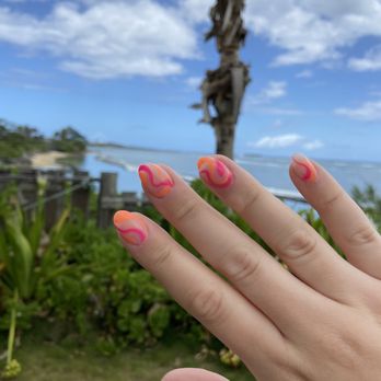 Tami-A Nails Salon - Fill manicure with gel design. - Nail Salons Near Me - Honolulu, Hawaii Tami-A Nails Salon - Fill manicure with gel design. - Nail Salons Near Me - Honolulu, Hawaii