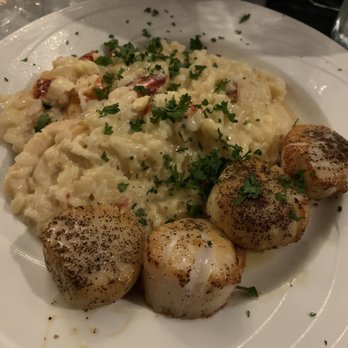 Mel's at 22 - Lobster risotto with scallops - Bars Near Me - Cooperstown, New York Mel's at 22 - Lobster risotto with scallops - Bars Near Me - Cooperstown, New York