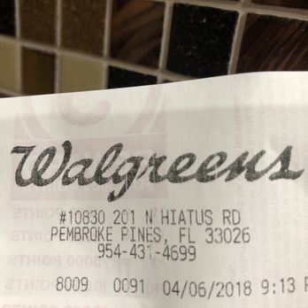 Walgreens - Drugstores Near Me - Pembroke Pines, Florida Walgreens - Drugstores Near Me - Pembroke Pines, Florida