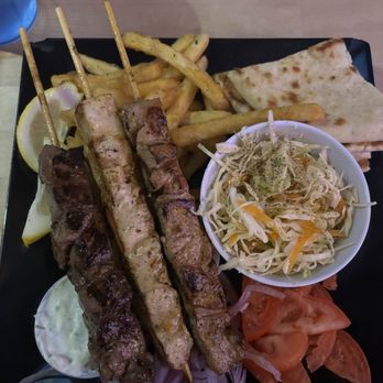 Greek Belly - SOUVLAKI TRIO PLATE - Mediterranean Near Me - Springfield, Missouri