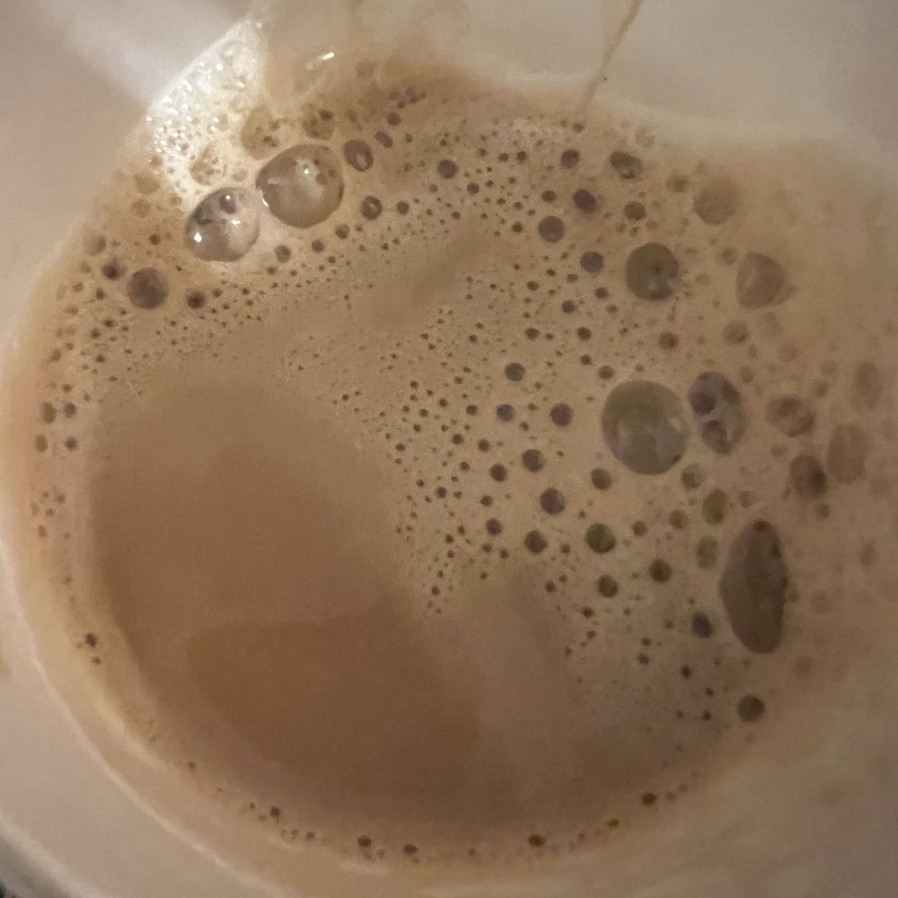 Should be Flat white made with heavy cream Should be Flat white made with heavy cream