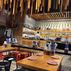 Mecha Noodle Bar - Mecha's inviting and lively dining area