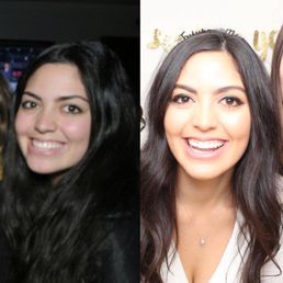 Eyebrows before to after 3 boot camp sessions