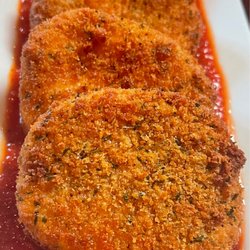 Frank's Steak House - Fried Fresh Breaded Mozzarella Over Marinara