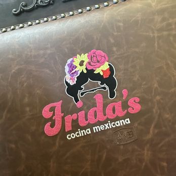 Frida's Cocina Mexicana - Logo on their seats - Mexican Near Me - Indianapolis, Indiana