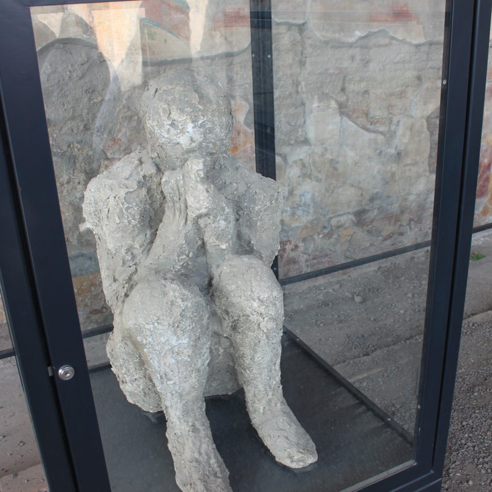 Cast of one of the victims.