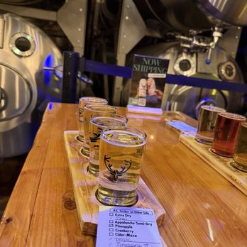 Double Shovel Cider - Cider Flight - Cideries Near Me - Anchorage, Alaska
