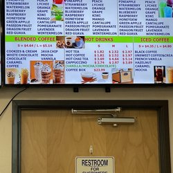 Sunrise Donuts - Menu board