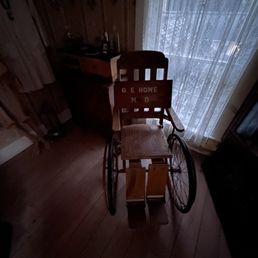 Dr. Gertrude Howe's exam room, a pediatric physician and last person to live in the home.
